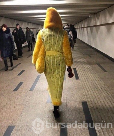Metroya bu halde bindiler!
