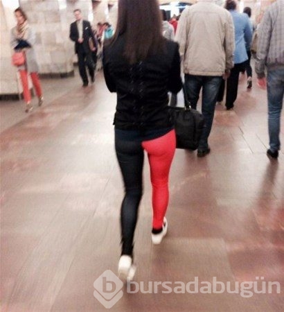Metroya bu halde bindiler!