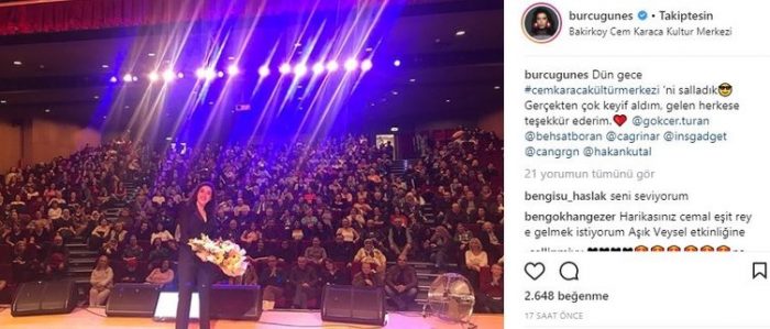 Ünlü isimlerin Instagram paylaşımları (12.03.2018)