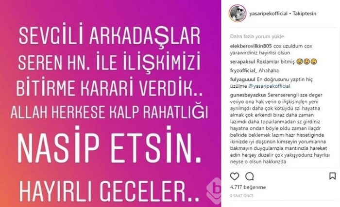 Ünlü isimlerin Instagram paylaşımları (12.03.2018)