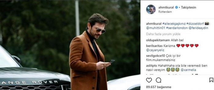 Ünlü isimlerin Instagram paylaşımları (12.03.2018)