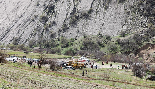 Türk jetini arama kurtarma çalışmalarından ilk görüntüler
