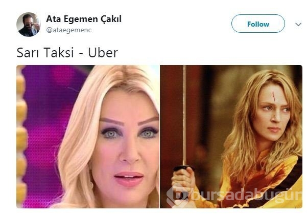 Sarı taksi Uber tartışması sosyal medyada fırtına kopardı