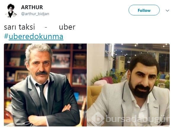 Sarı taksi Uber tartışması sosyal medyada fırtına kopardı