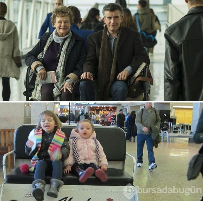 Çocuklardan filmlerin unutulmaz sahneleri taklidi