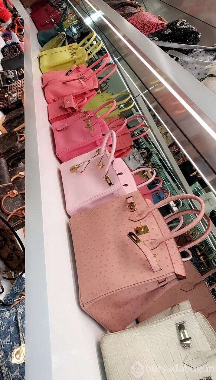 Kylie Jenner'ın 1 milyon dolarlık çanta koleksiyonu