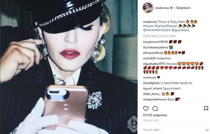 Ünlülerin Instagram paylaşımları (13.03.2018)