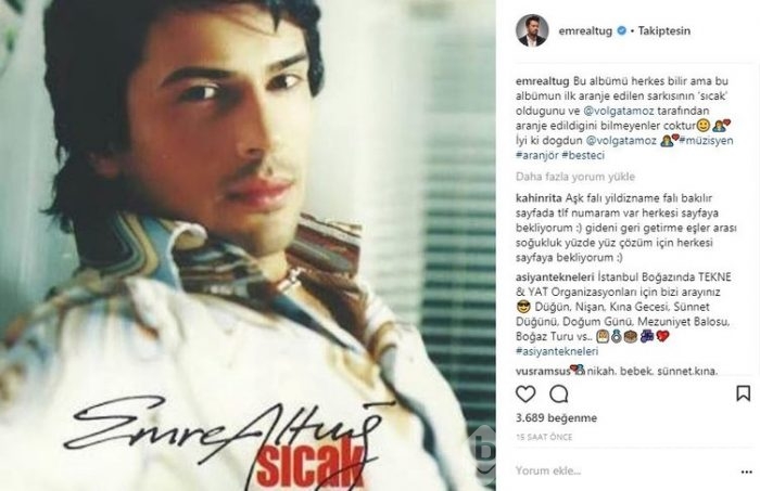 Ünlülerin Instagram paylaşımları (13.03.2018)