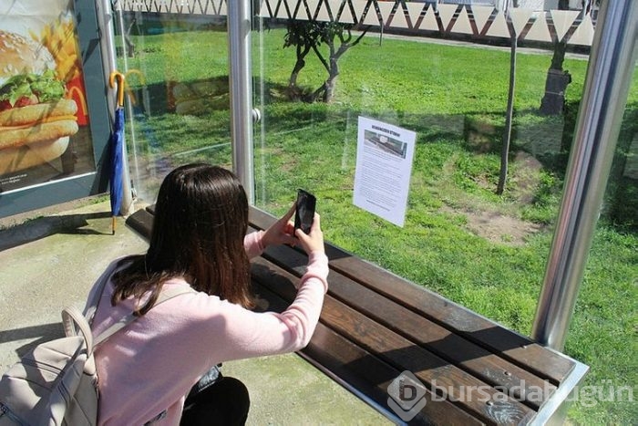 Durakta istenmeyen kedi için yazı astı, paylaşım rekoru kırdı