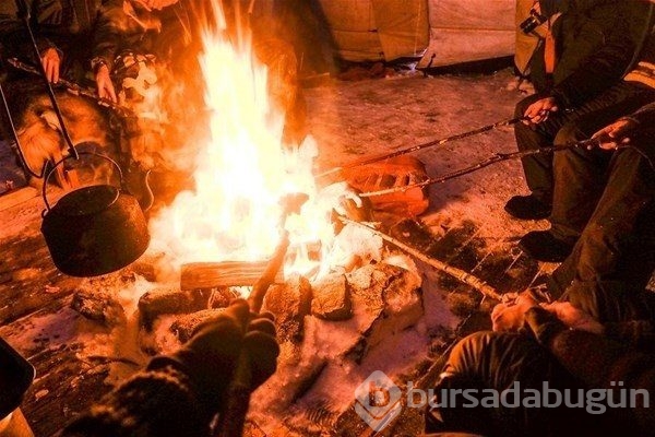 Eksi 35 derecede hayallerini gerçekleştirdiler