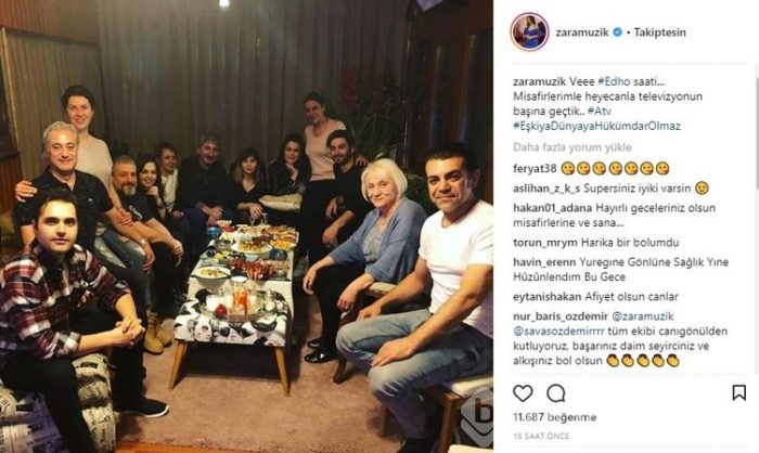 Ünlü isimlerin Instagram paylaşımları (14.03.2018)