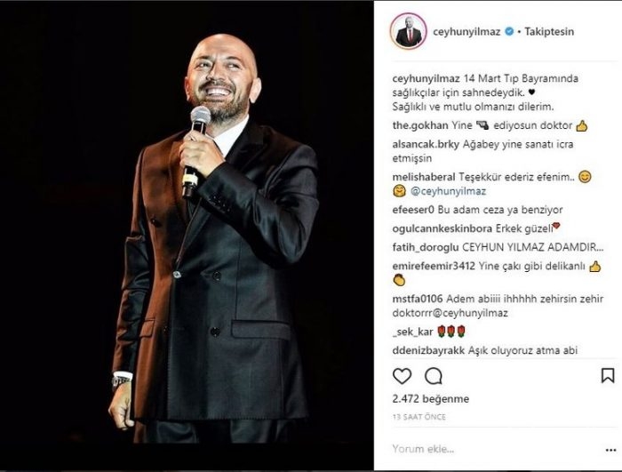 Ünlülerin Instagram paylaşımları!  (15.03.2018) 