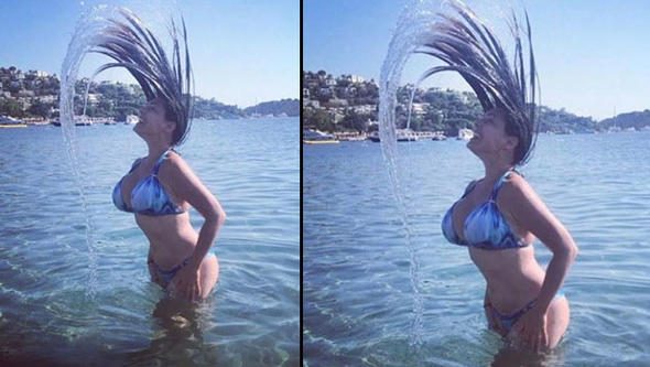 Kelly Brook Bodrum'dan İzlanda'ya dört bir yanı turladı!