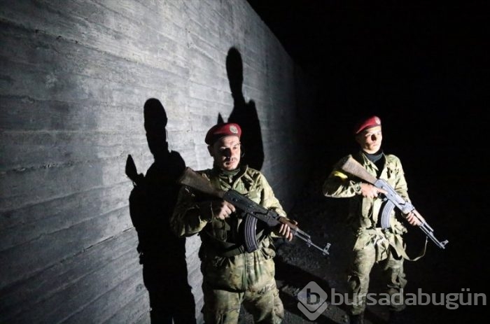 İşte YPG'nin 12 odalı yer altı mühimmat deposu!