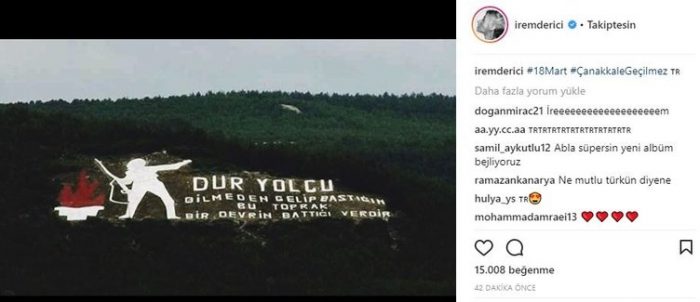 Ünlü isimlerin Instagram paylaşımları (18.03.2018)
