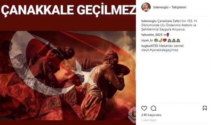 Ünlü isimlerin Instagram paylaşımları (18.03.2018)
