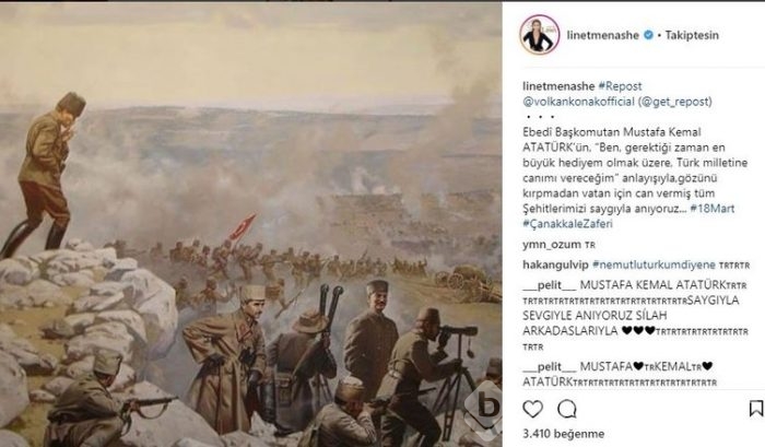 Ünlü isimlerin Instagram paylaşımları (18.03.2018)
