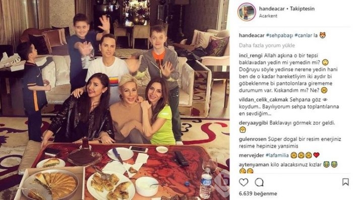 Ünlü isimlerin Instagram paylaşımları (18.03.2018)
