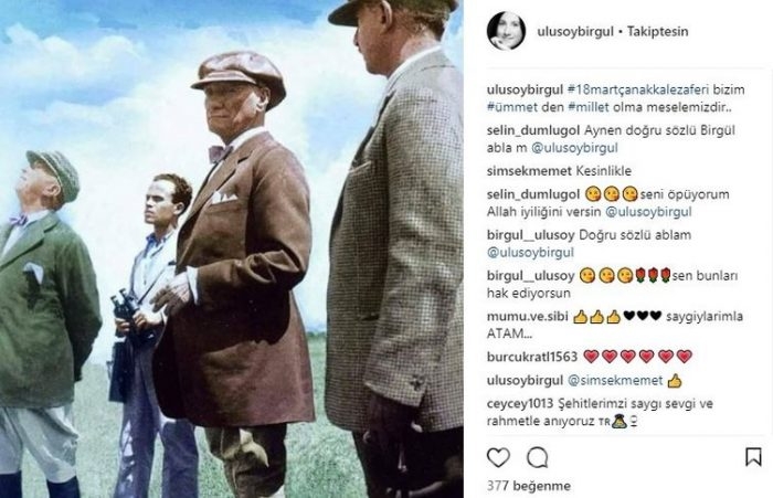 Ünlü isimlerin Instagram paylaşımları (18.03.2018)
