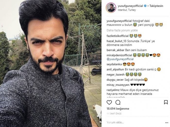 Ünlü isimlerin Instagram paylaşımları (19.03.2018)