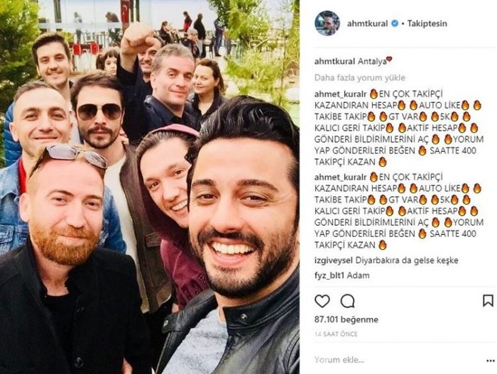 Ünlü isimlerin Instagram paylaşımları (19.03.2018)