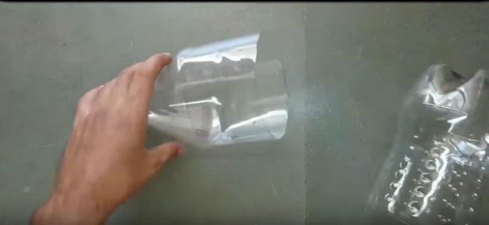 Pet şişeden yaptığı şeyle pes dedirtti!