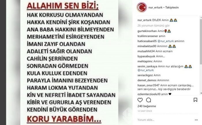 Ünlü isimlerin Instagram paylaşımları (20.03.2018)

