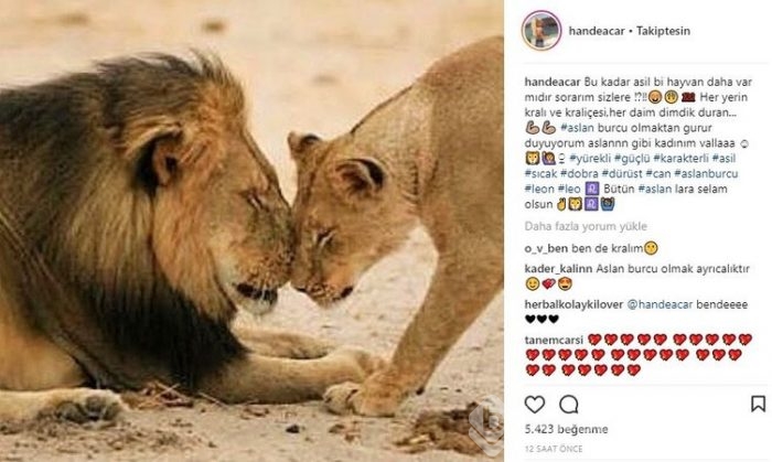 Ünlü isimlerin Instagram paylaşımları (20.03.2018)
