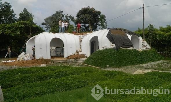 Sadece 3 günde villa yaptılar! 