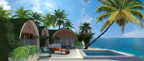 Sadece 3 günde villa yaptılar! 