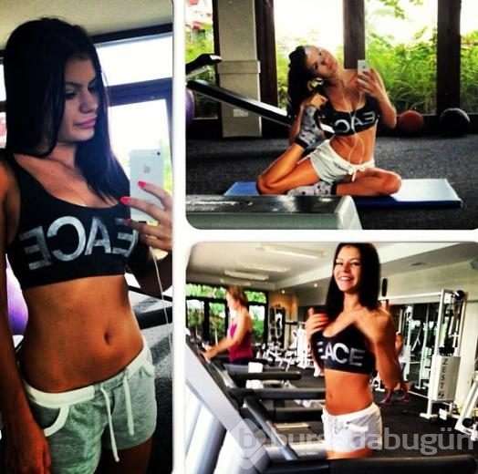 Spor salonunun güzelleri