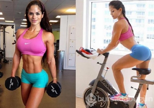 Spor salonunun güzelleri