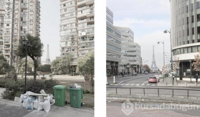 Çin, Paris'i birebir kopyaladı
