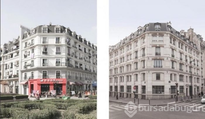 Çin, Paris'i birebir kopyaladı