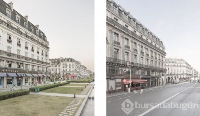 Çin, Paris'i birebir kopyaladı