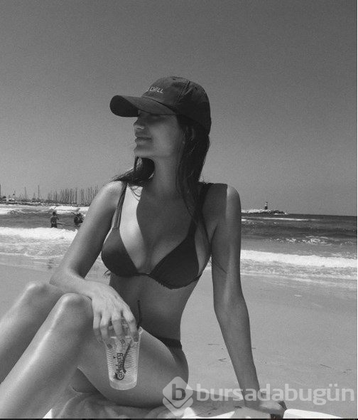 Miami plajında gövde gösterisi yaptı! 