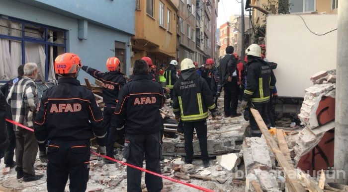 Bursa'da doğalgaz patlaması!	
