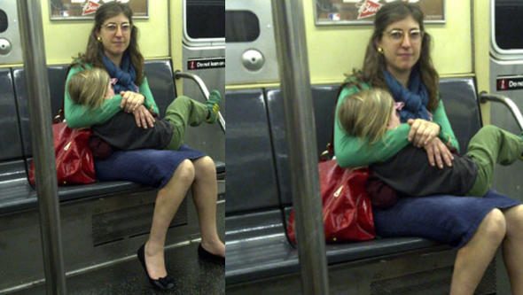 Ünlüler metroya bindi ve sonra...