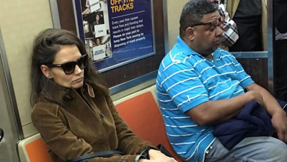 Ünlüler metroya bindi ve sonra...