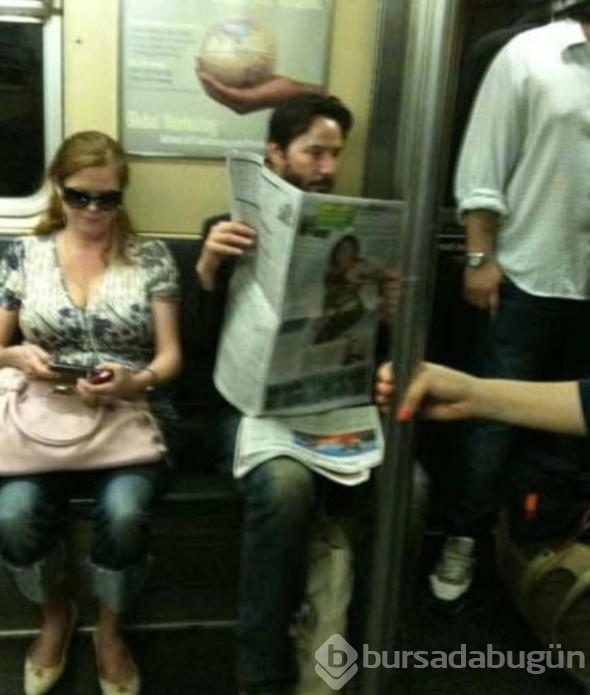 Ünlüler metroya bindi ve sonra...