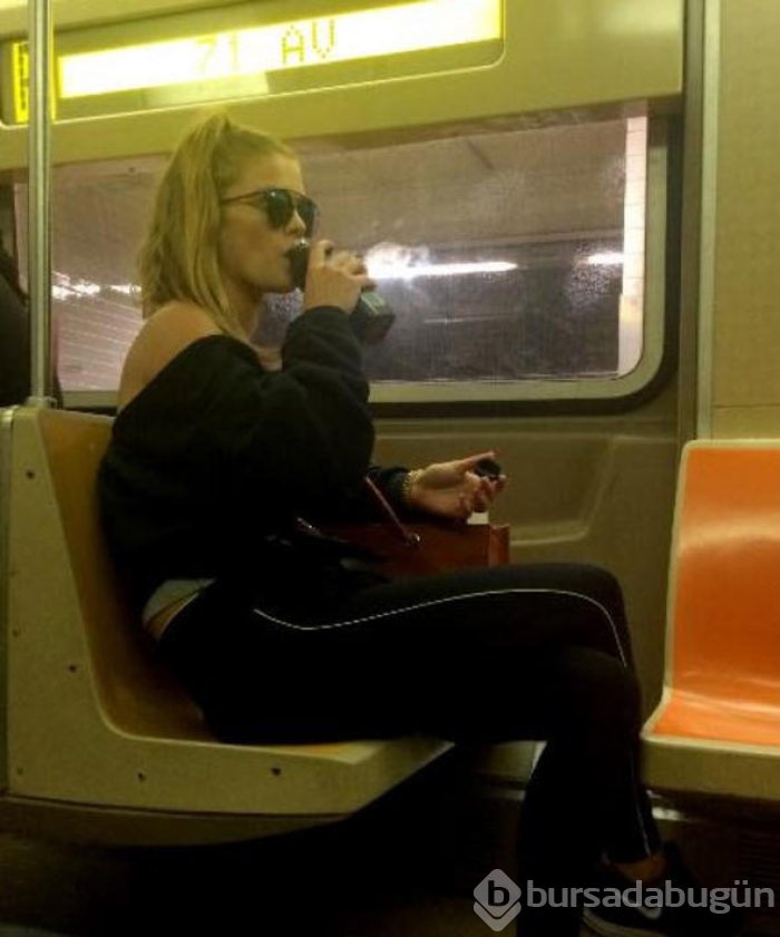 Ünlüler metroya bindi ve sonra...