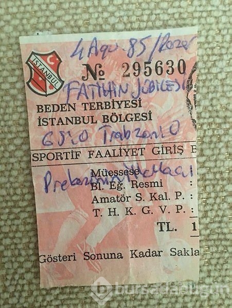 Yok böyle bilet koleksiyonu!
