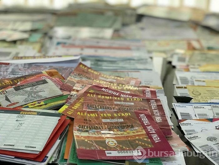 Yok böyle bilet koleksiyonu!
