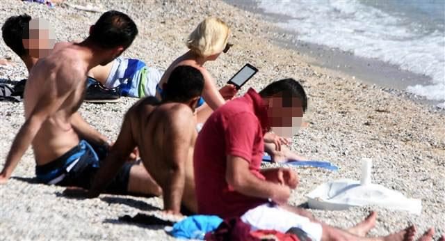 Gençlerden turistlere yakın markaj! 