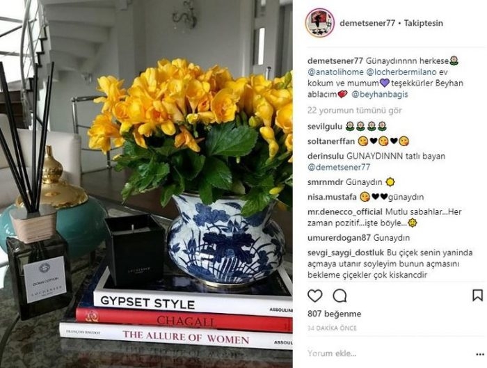 Ünlülerin Instagram paylaşımları (21.03.2018)
