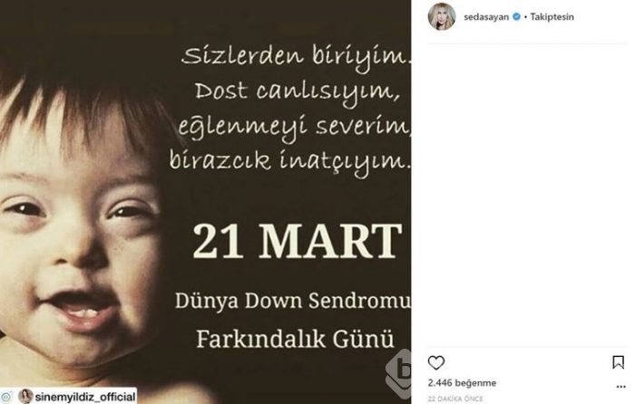 Ünlülerin Instagram paylaşımları (21.03.2018)
