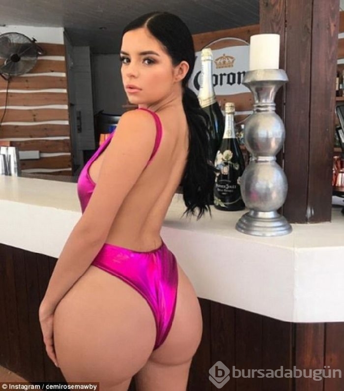 Demi Rose yine çok cesur!
