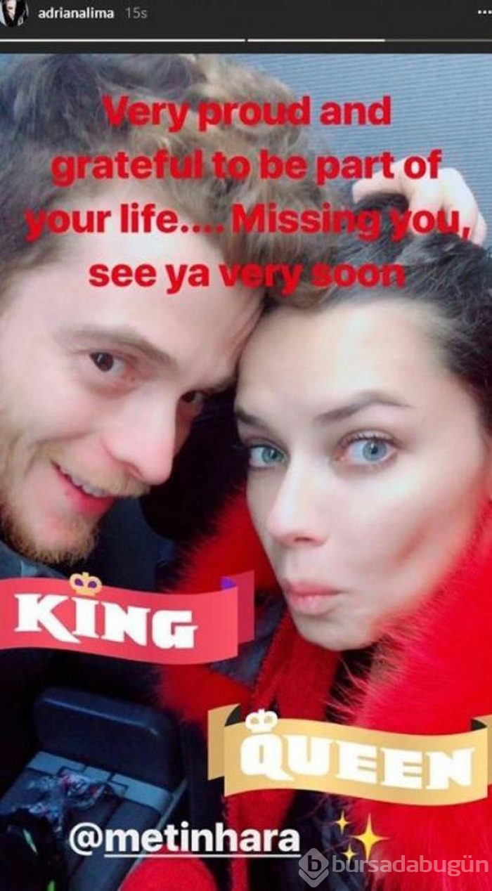 Adriana Lima kralını görmeye geldi! 