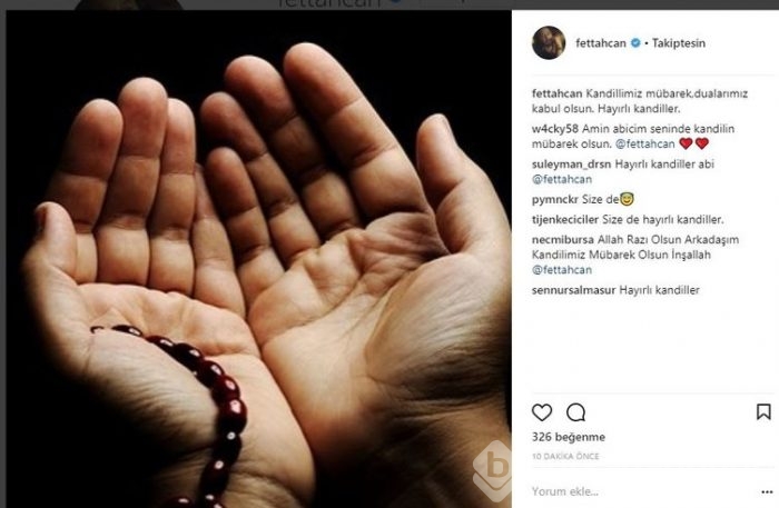 Ünlü isimlerin Instagram paylaşımları (22.03.2018)