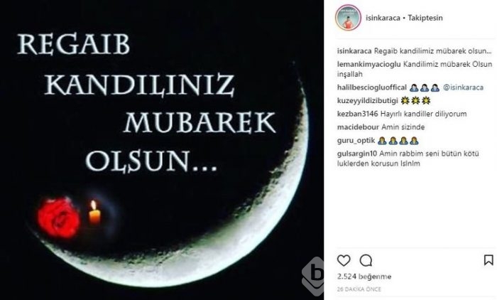 Ünlü isimlerin Instagram paylaşımları (22.03.2018)